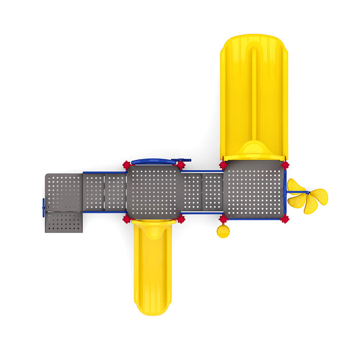 Wisdom Commercial Double Rush Playground Structure WKP35-0110