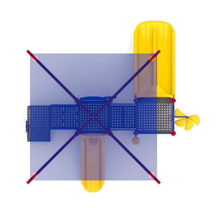 Wisdom Commercial Double Rush Playground Structure WKP35-0110