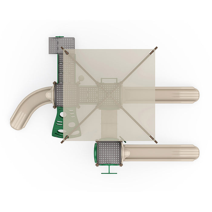 Wisdom Commercial Ridge Racer Playground Structure WKP35-0112