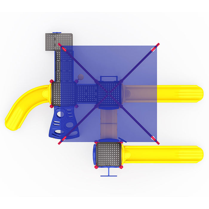 Wisdom Commercial Ridge Racer Playground Structure WKP35-0112