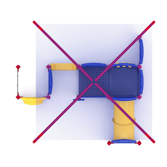 Wisdom Commercial Ranger's Crawl Playground Structure WKP35-0114