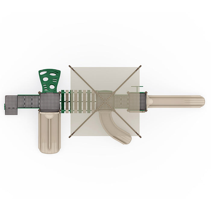 Wisdom Commercial Rush & Glide Playground Structure WKP35-0115