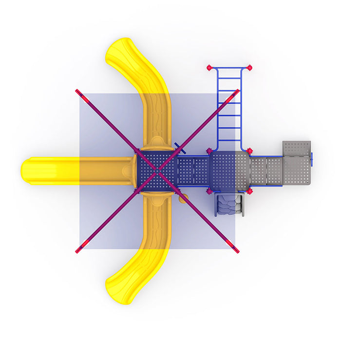 Wisdom Commercial Triton's Tripod Playground Structure WKP35-0116