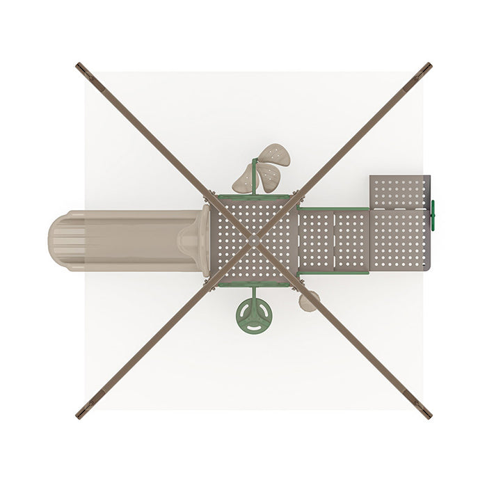 Wisdom Commercial Willow Hut Playground Structure WKP35-0119
