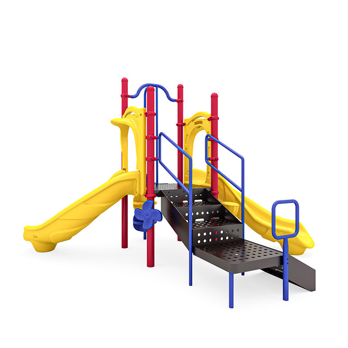 Wisdom Commercial Double Dazzle Playground Structure WKP35-0120