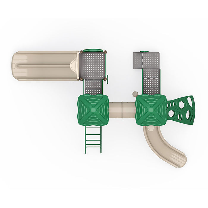 Wisdom Commercial Cedar Cascade Playground Structure WKP35-0121