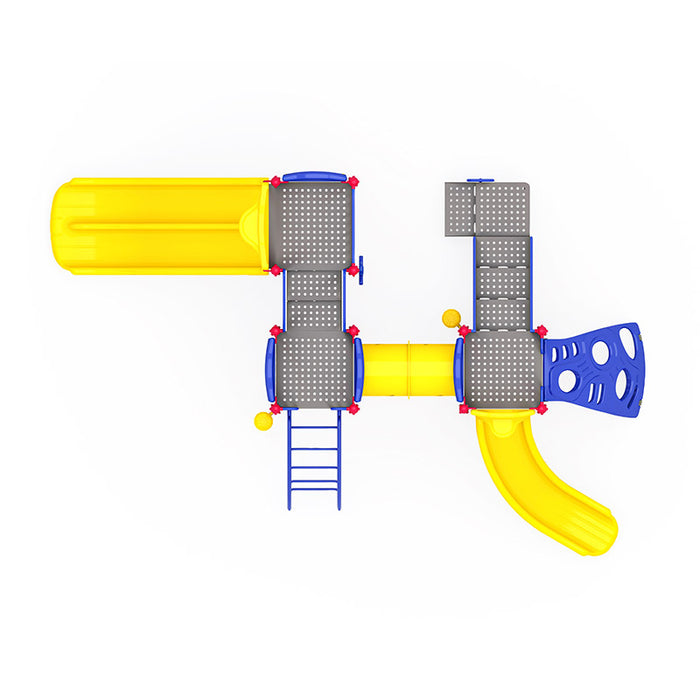 Wisdom Commercial Cedar Cascade Playground Structure WKP35-0121