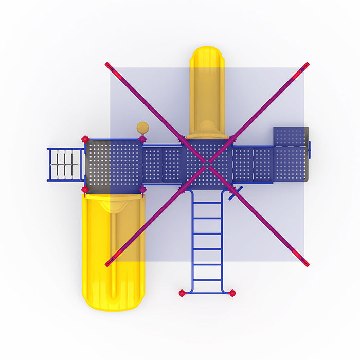 Wisdom Commercial Breezy Duo Playground Structure WKP35-0122