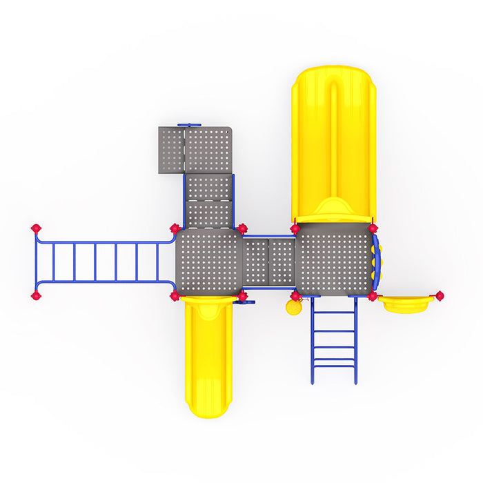 Wisdom Commercial Tunnel Rush Playground Structure WKP35-0123