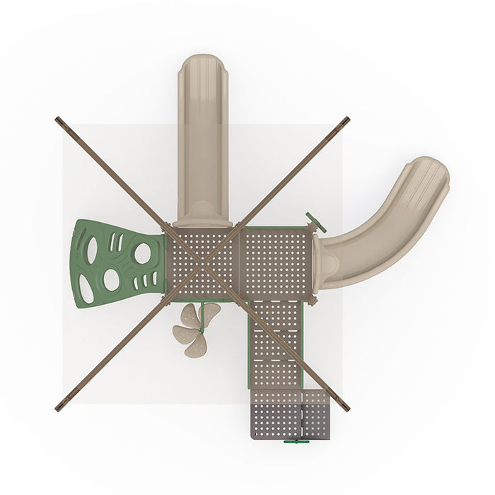 Wisdom Commercial Breezy Peak Playground Structure WKP35-0124