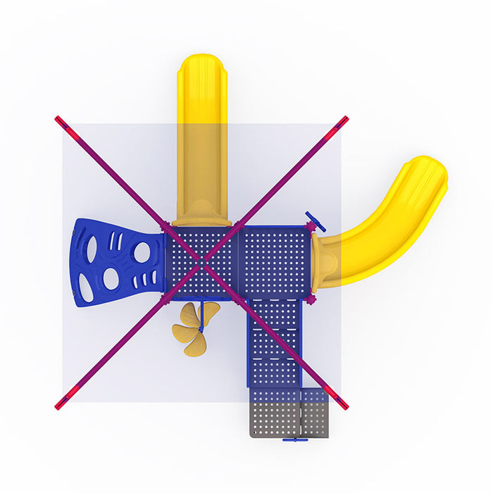 Wisdom Commercial Breezy Peak Playground Structure WKP35-0124