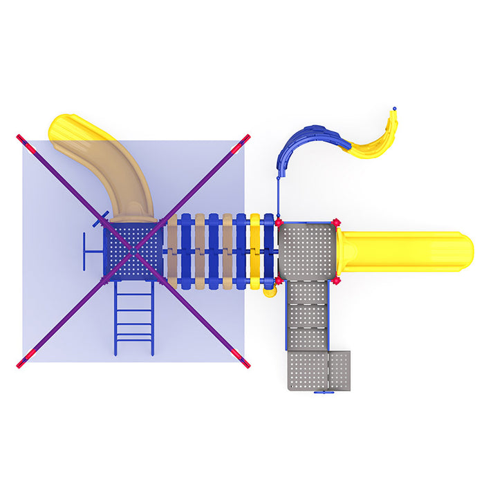 Wisdom Commercial Ridge Warp Playground Structure WKP35-0163