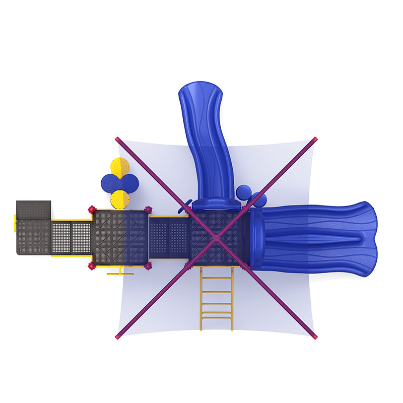 Wisdom Speed Racer Playground Structure QSWP-350025