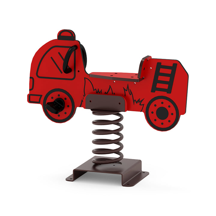 Wisdom WiseFREE Fire Truck Spring Rider QSSR-21006