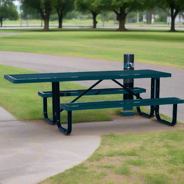 Kidstuff Playsystems 8ft ADA Steel Picnic Table 9201-171