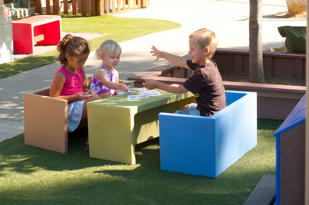 Children's Factory Commercial ADAPTA-BENCH 3-N-1 Flexible Seating Children's Bench CF910