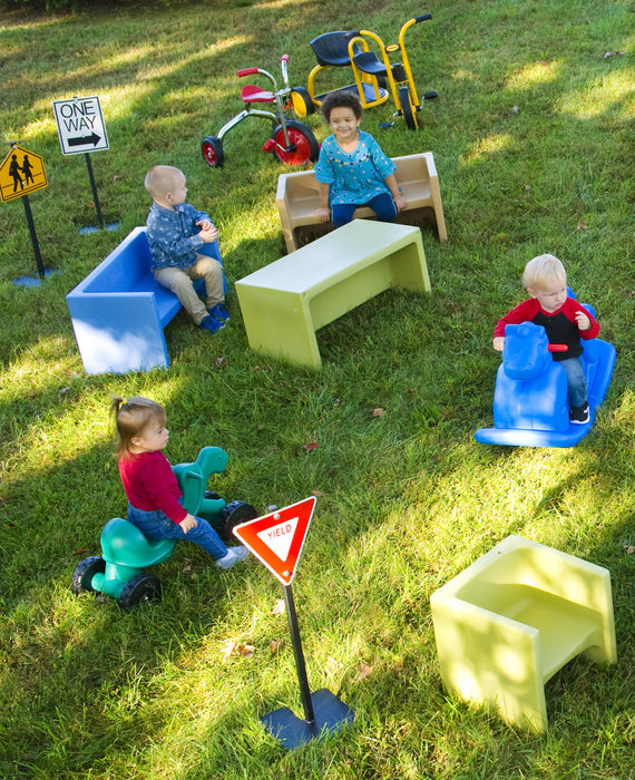Children's Factory Commercial ADAPTA-BENCH 3-N-1 Flexible Seating Children's Bench CF910