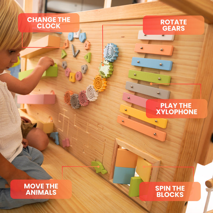 Avenlur Alpine Adventure Indoor Play Gym – Climber, Slide & Kids Activity Set AVNLR-ALPINE-SEA