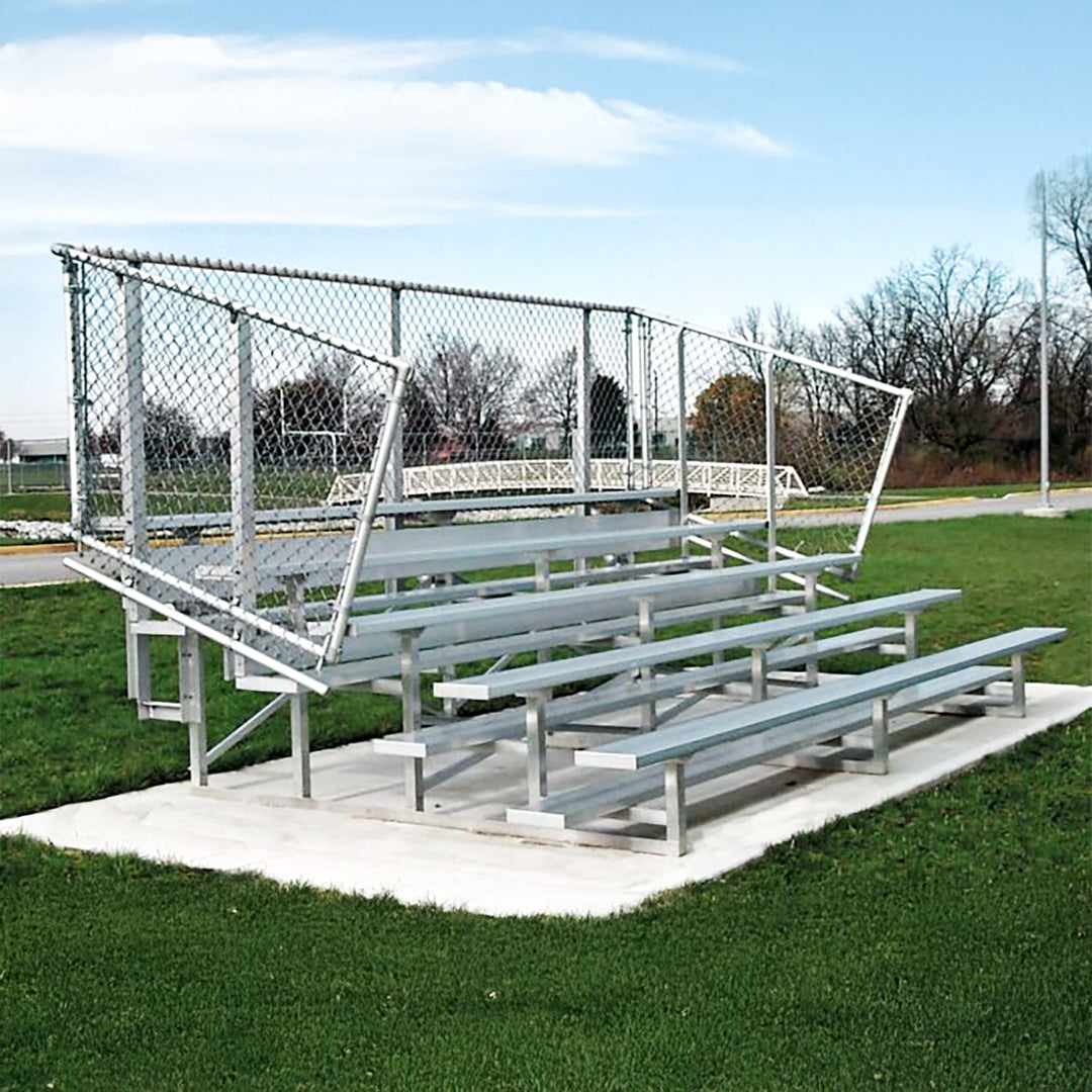 Kidstuff Playsystems 5-Row 15' Long Aluminum Bleachers 9400