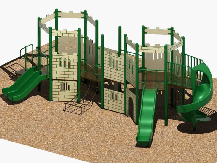 SportsPlay Castle and Castle Jr Modular Playground 911-235B, 911-135B