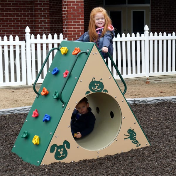 Infinity Playgrounds Climbing Wall With Tunnel IP-8038