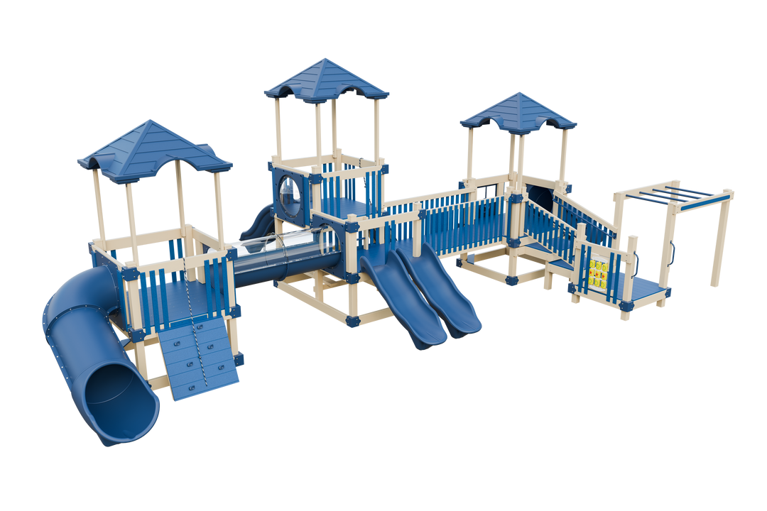 Swing Kingdom Tiny Town Playground Commercial Vinyl Playset
