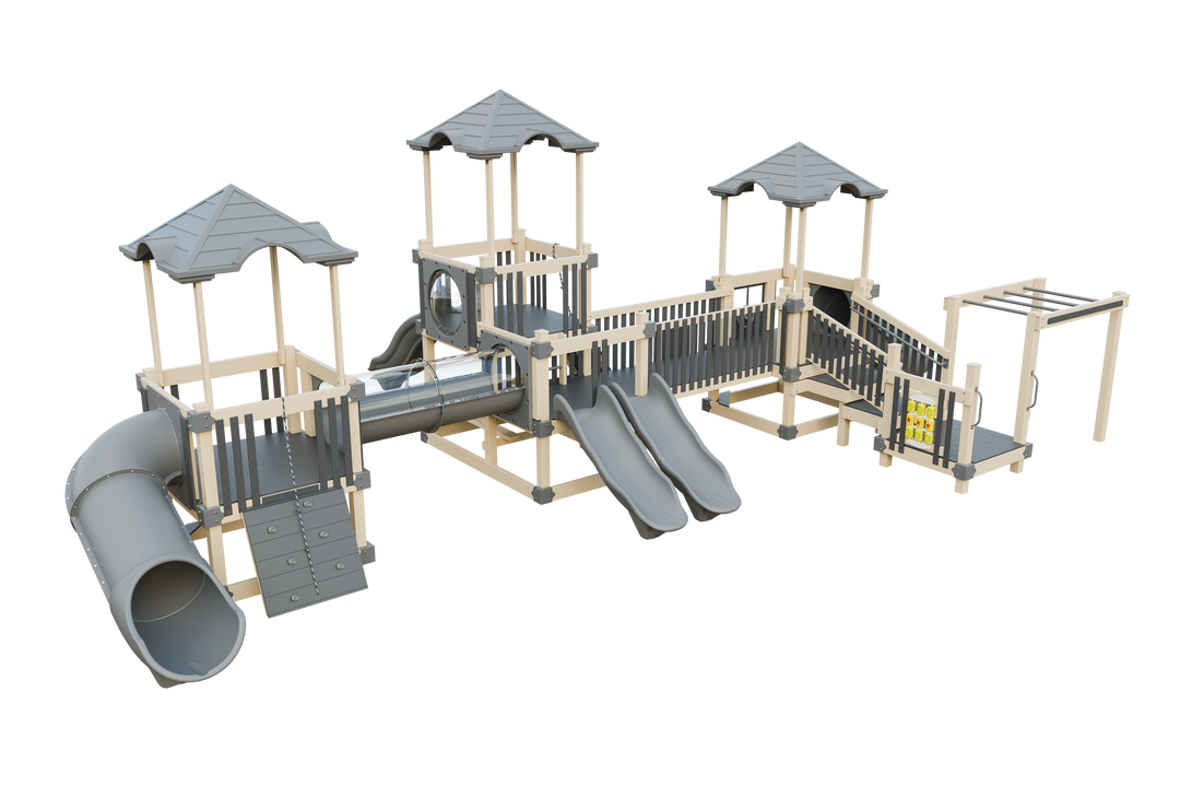 Swing Kingdom Tiny Town Playground Commercial Vinyl Playset