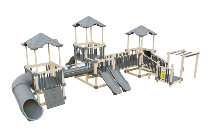 Swing Kingdom Tiny Town Playground Commercial Vinyl Playset