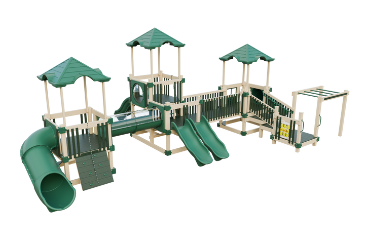Swing Kingdom Tiny Town Playground Commercial Vinyl Playset