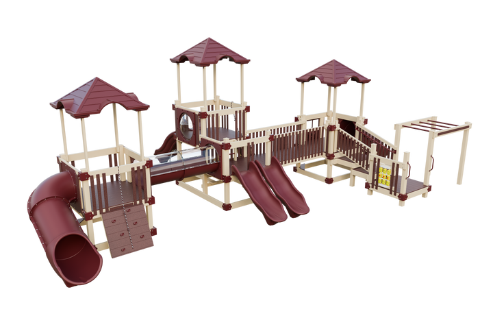 Swing Kingdom Tiny Town Playground Commercial Vinyl Playset