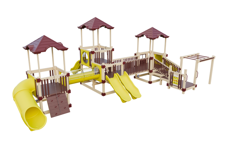 Swing Kingdom Tiny Town Playground Commercial Vinyl Playset