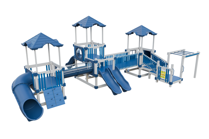 Swing Kingdom Tiny Town Playground Commercial Vinyl Playset