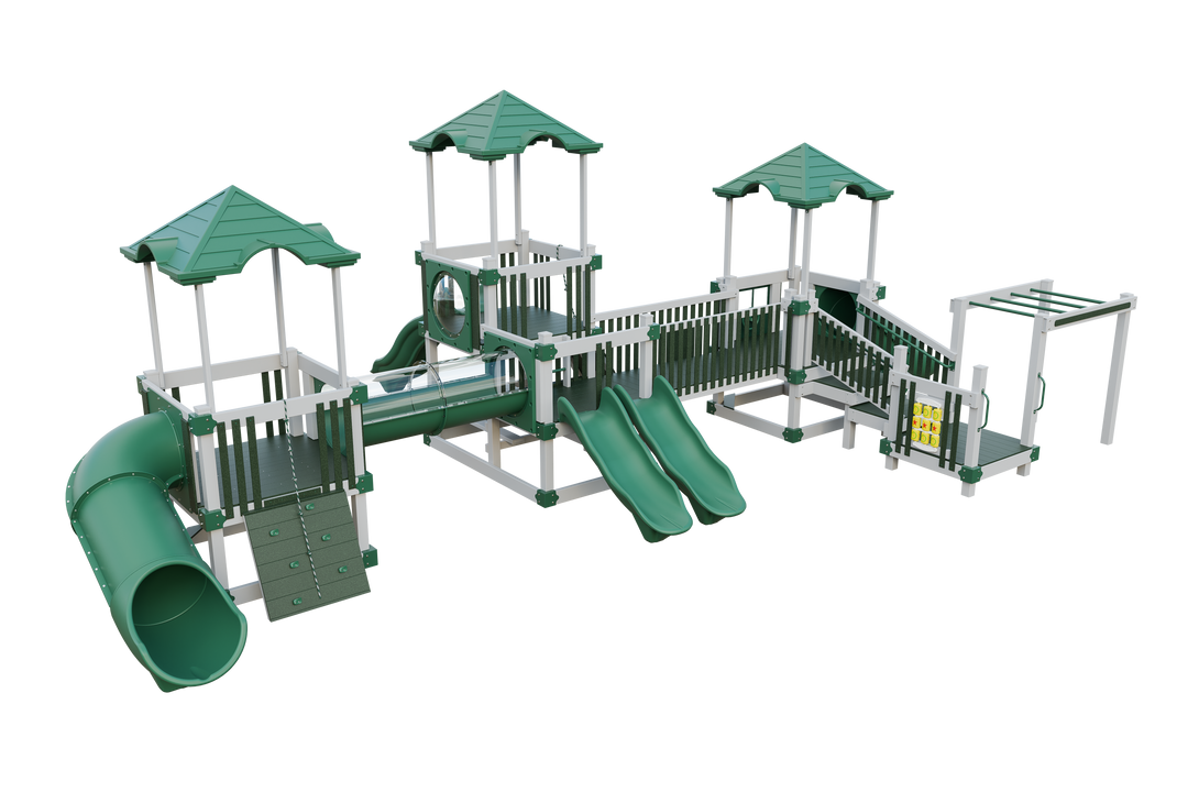 Swing Kingdom Tiny Town Playground Commercial Vinyl Playset