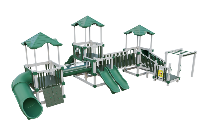 Swing Kingdom Tiny Town Playground Commercial Vinyl Playset