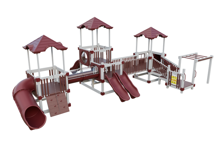 Swing Kingdom Tiny Town Playground Commercial Vinyl Playset