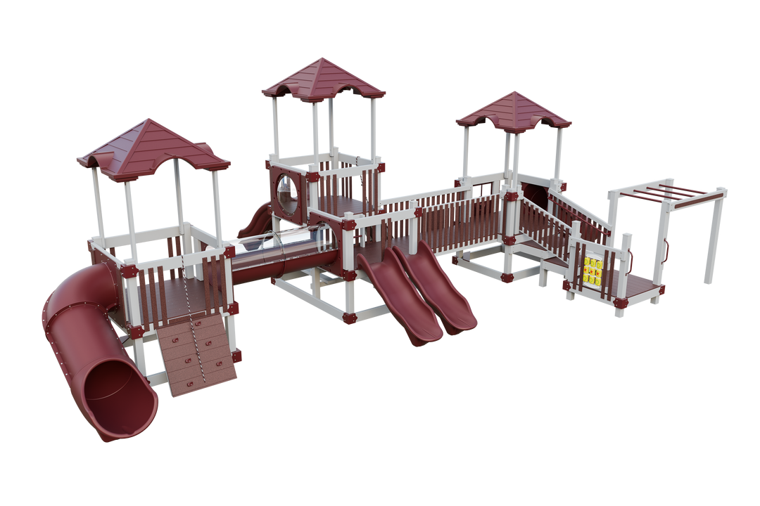 Swing Kingdom Tiny Town Playground Commercial Vinyl Playset