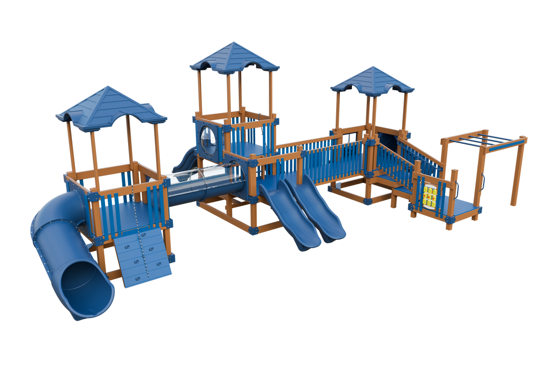 Swing Kingdom Tiny Town Playground Commercial Vinyl Playset