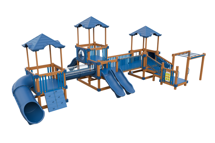 Swing Kingdom Tiny Town Playground Commercial Vinyl Playset