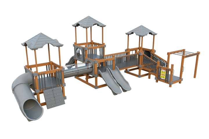 Swing Kingdom Tiny Town Playground Commercial Vinyl Playset
