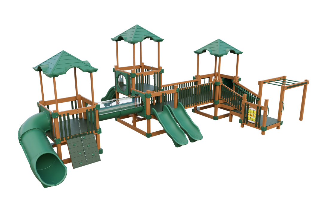 Swing Kingdom Tiny Town Playground Commercial Vinyl Playset