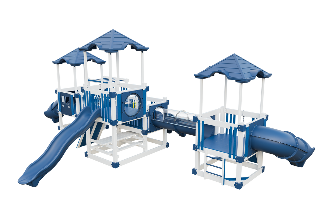 Swing Kingdom Tiny Town Playground Commercial Vinyl Playset