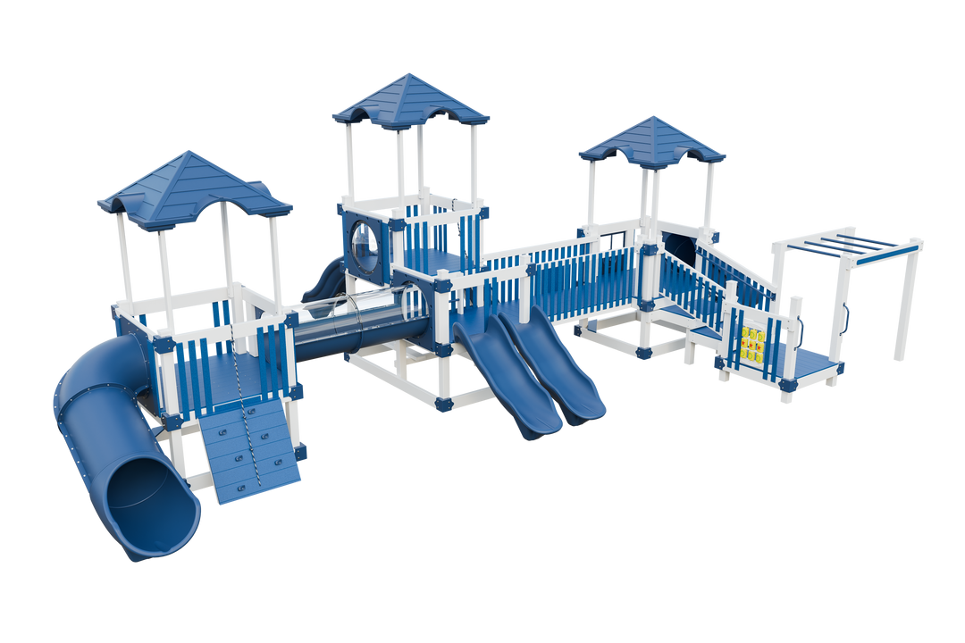 Swing Kingdom Tiny Town Playground Commercial Vinyl Playset