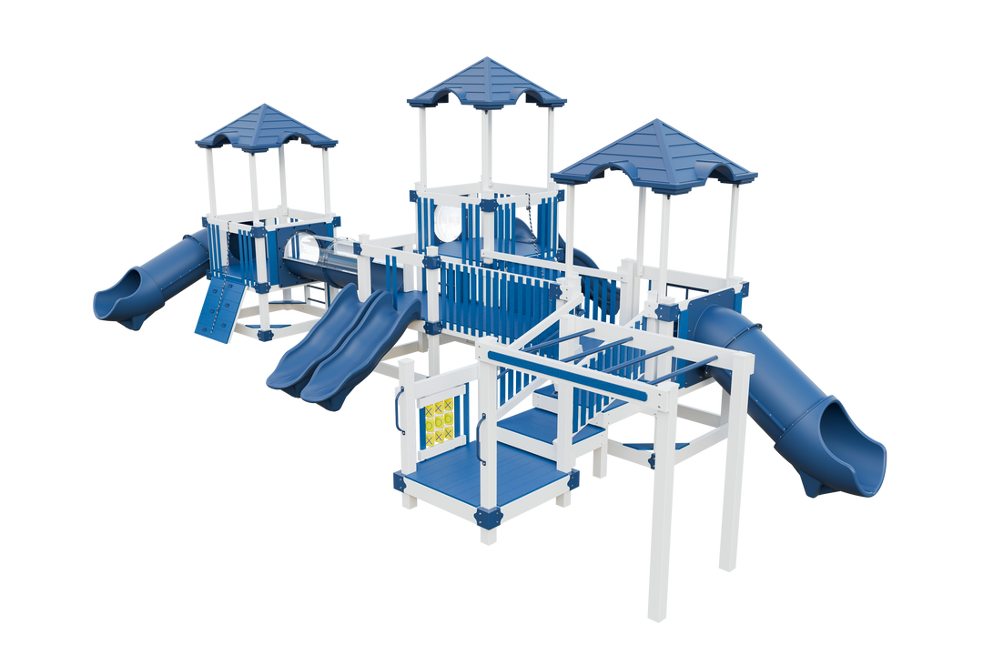 Swing Kingdom Tiny Town Playground Commercial Vinyl Playset