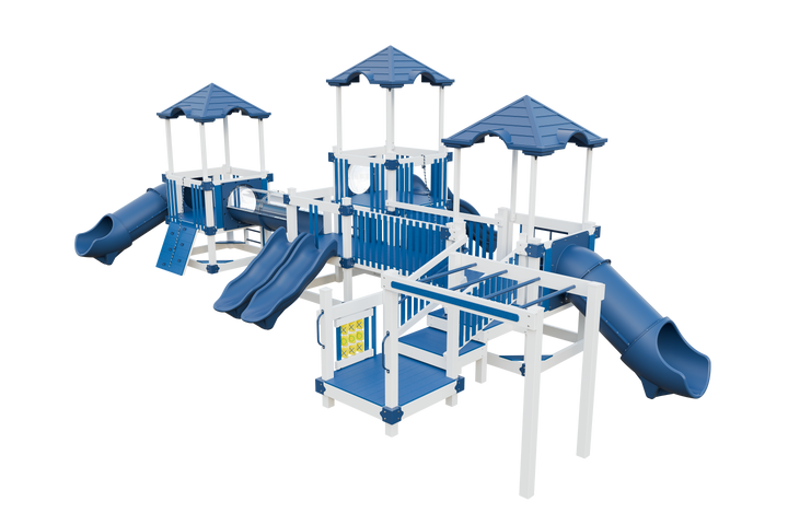 Swing Kingdom Tiny Town Playground Commercial Vinyl Playset