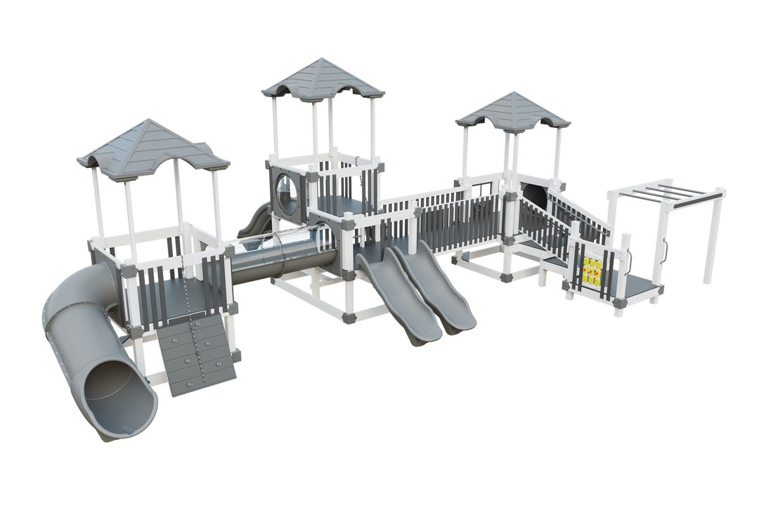 Swing Kingdom Tiny Town Playground Commercial Vinyl Playset