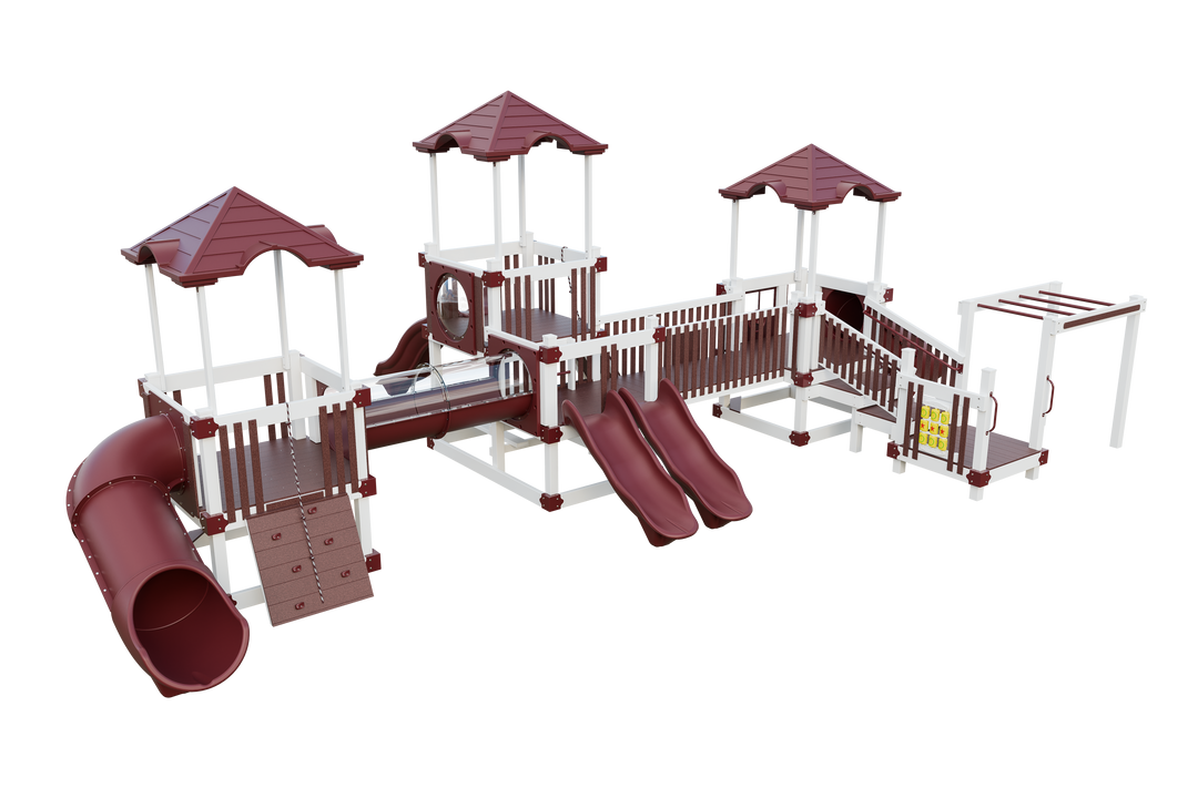 Swing Kingdom Tiny Town Playground Commercial Vinyl Playset