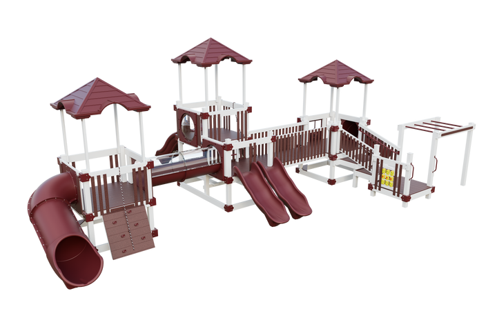 Swing Kingdom Tiny Town Playground Commercial Vinyl Playset