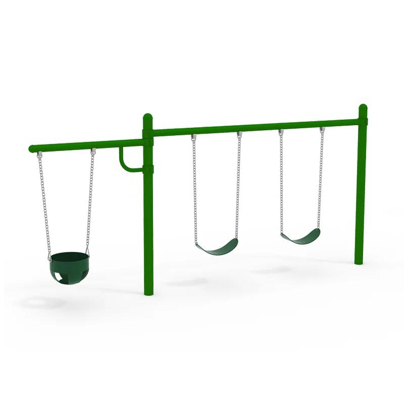 Wisdom 5 Inch Single Post Swing Set With Cantilever Arm SPS-8001