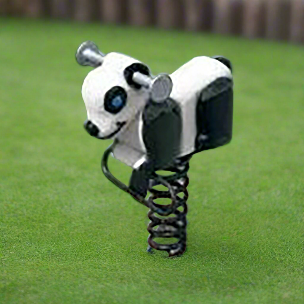 Kidstuff Playsystems Fun-A-Mal Molded Aluminum Spring Panda 9737 ...