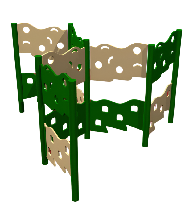 Kidstuff Playsystems 6 Section Zig Zag Climber 82206